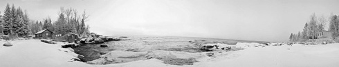 Lake Cabin Panorama IR Lake Cabin Panorama IR